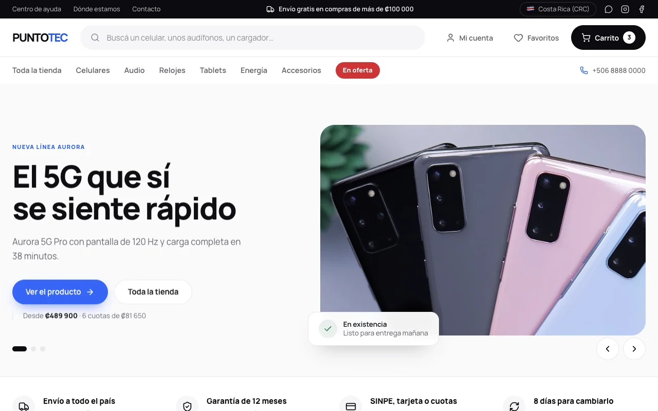 Punto Tec (tienda de demostración)